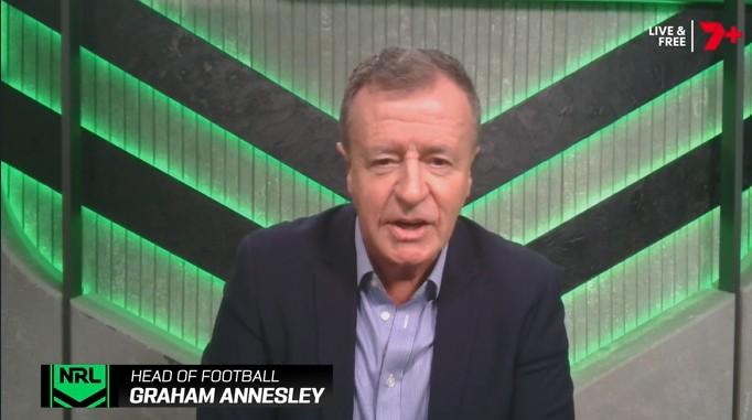The Agenda Setters Rugby League on Channel 7 NRL Head of Football Graham Annesley discusses the Disruptor