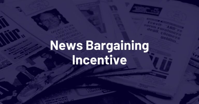 Joint Statement on News Bargaining Incentive