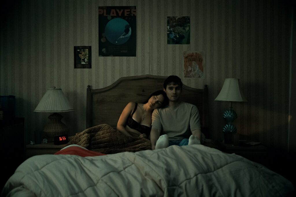 Michael Johnston and Inde Navarrette star in the horror film Obsession.