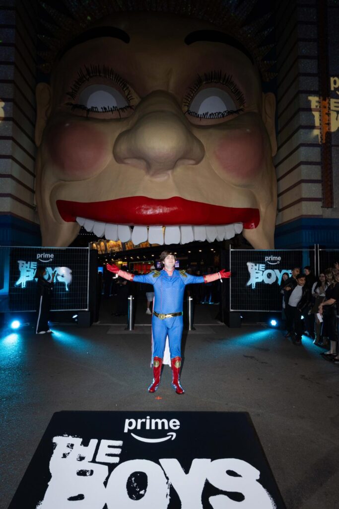 Karl Urban Brings The Boys Mayhem to Sydney’s Iconic Luna Park for Prime Video