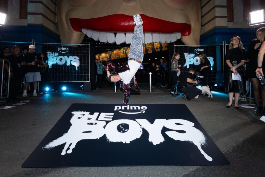 Karl Urban Brings The Boys Mayhem to Sydney’s Iconic Luna Park for Prime Video