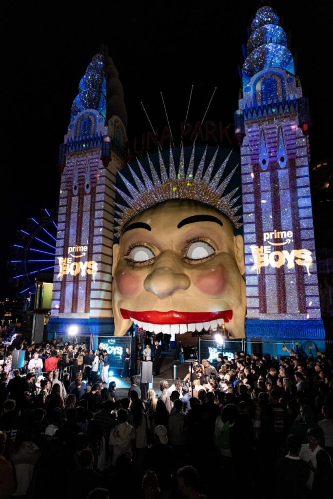 Karl Urban Brings The Boys Mayhem to Sydney’s Iconic Luna Park for Prime Video
