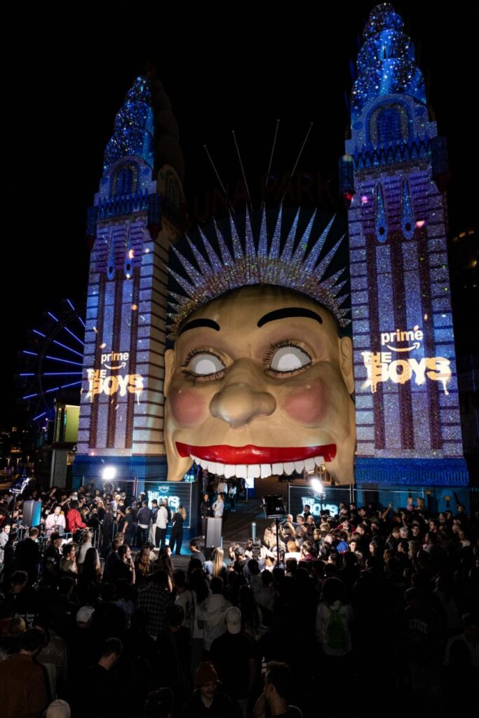 Karl Urban Brings The Boys Mayhem to Sydney’s Iconic Luna Park for Prime Video