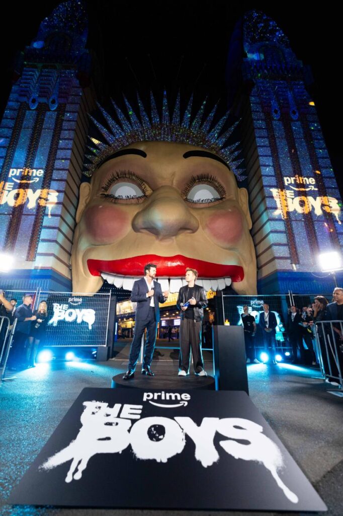 Karl Urban Brings The Boys Mayhem to Sydney’s Iconic Luna Park for Prime Video
