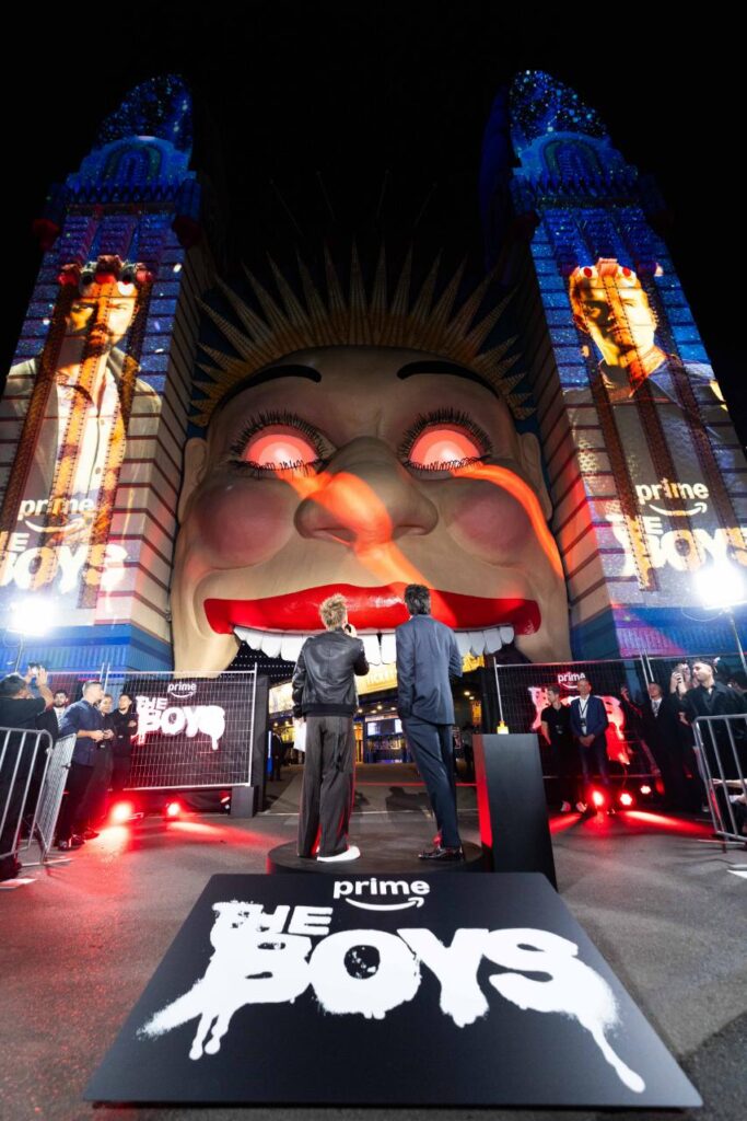 Karl Urban Brings The Boys Mayhem to Sydney’s Iconic Luna Park for Prime Video