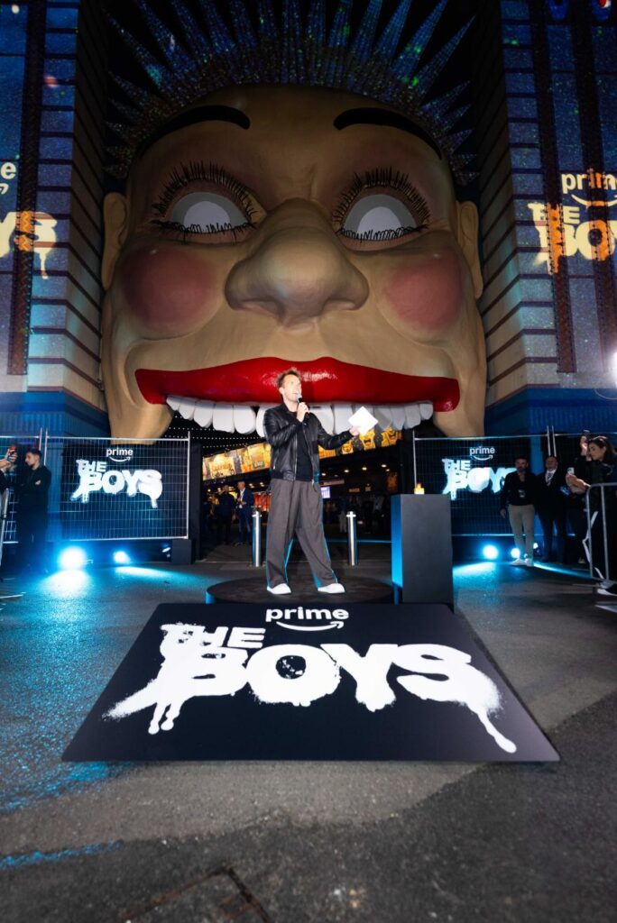 Karl Urban Brings The Boys Mayhem to Sydney’s Iconic Luna Park for Prime Video