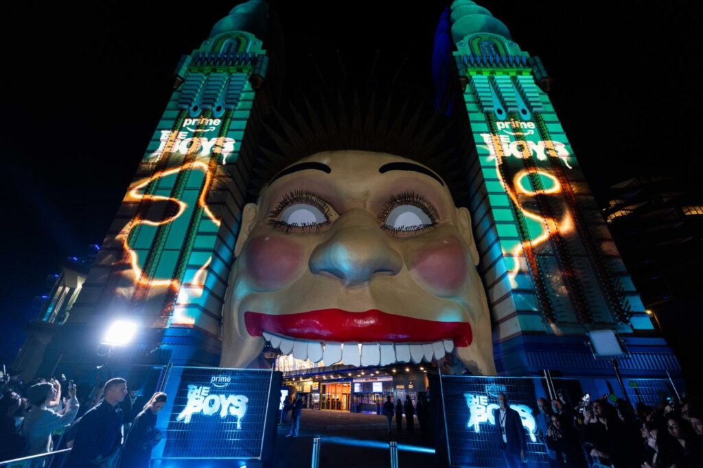 Karl Urban Brings The Boys Mayhem to Sydney’s Iconic Luna Park for Prime Video
