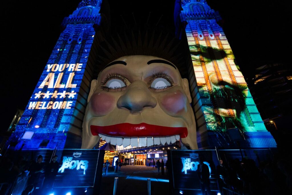Karl Urban Brings The Boys Mayhem to Sydney’s Iconic Luna Park for Prime Video