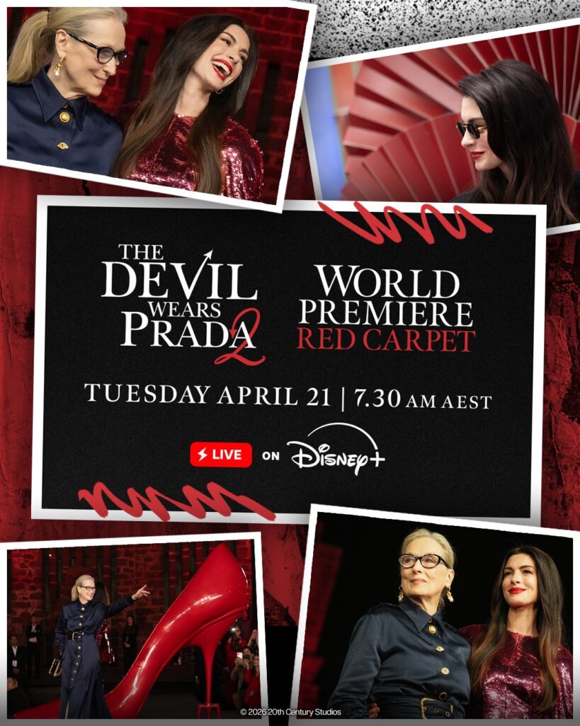 The Devil Wears Prada 2 on Disney+ live stream for world premiere