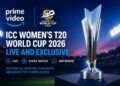Prime Video to Broadcast the ICC Women’s T20 World Cup 2026 Live, Exclusive and Free to All Fans in Australia