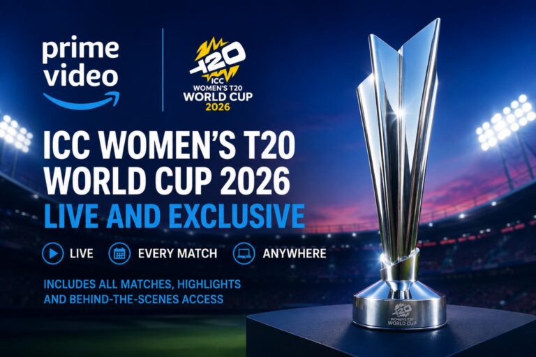 Prime Video to Broadcast the ICC Women’s T20 World Cup 2026 Live, Exclusive and Free to All Fans in Australia