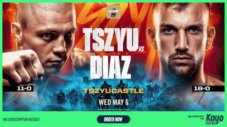 Nikita Tszyu ready to light it up against Oscar Diaz in his return to Tszyucastle on Kayo