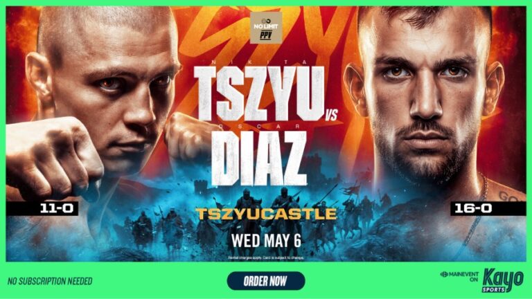 Nikita Tszyu ready to light it up against Oscar Diaz in his return to Tszyucastle on Kayo
