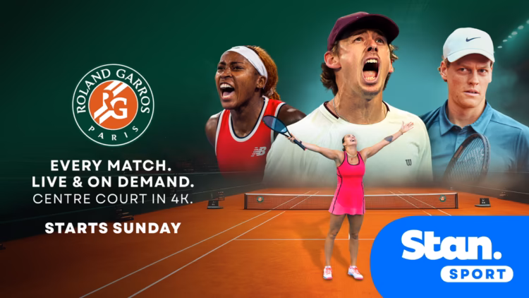 Roland Garros lights up Paris on Stan Sport