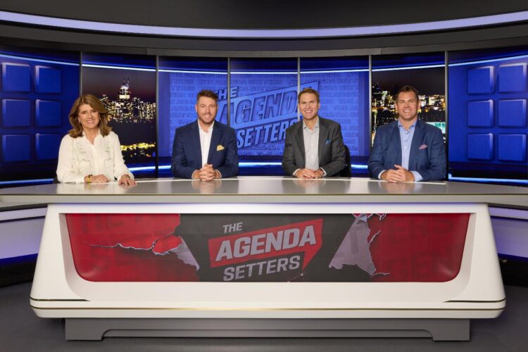 The Agenda Setters on Channel 7 with special guest Brad Scott
