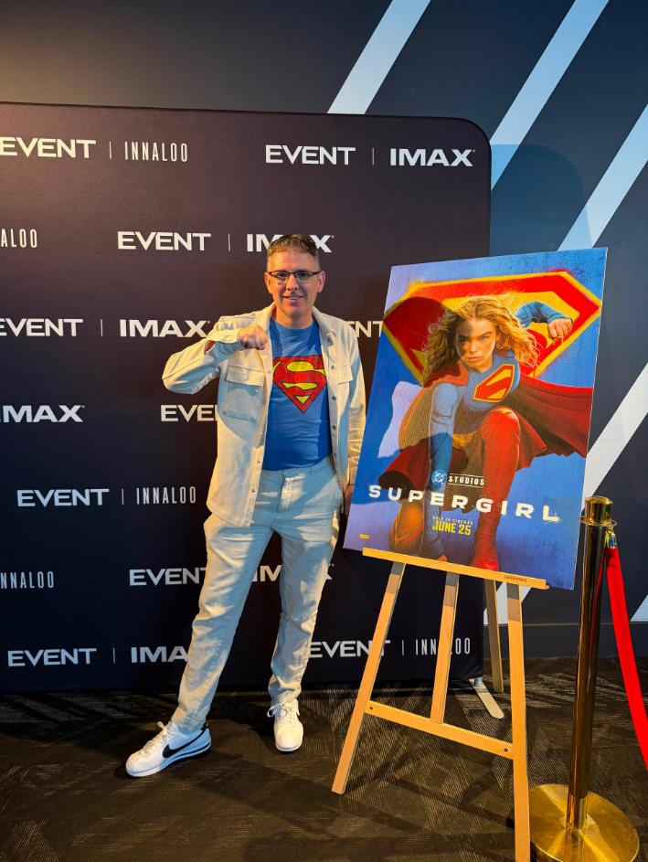 Milly Alcock as Supergirl in the 2026 DC Studios film Supergirl.