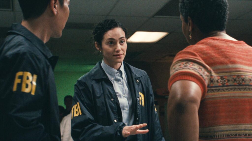 Emmy Rossum stars as FBI agent Alice Black in the Disney+ drama series Furious.