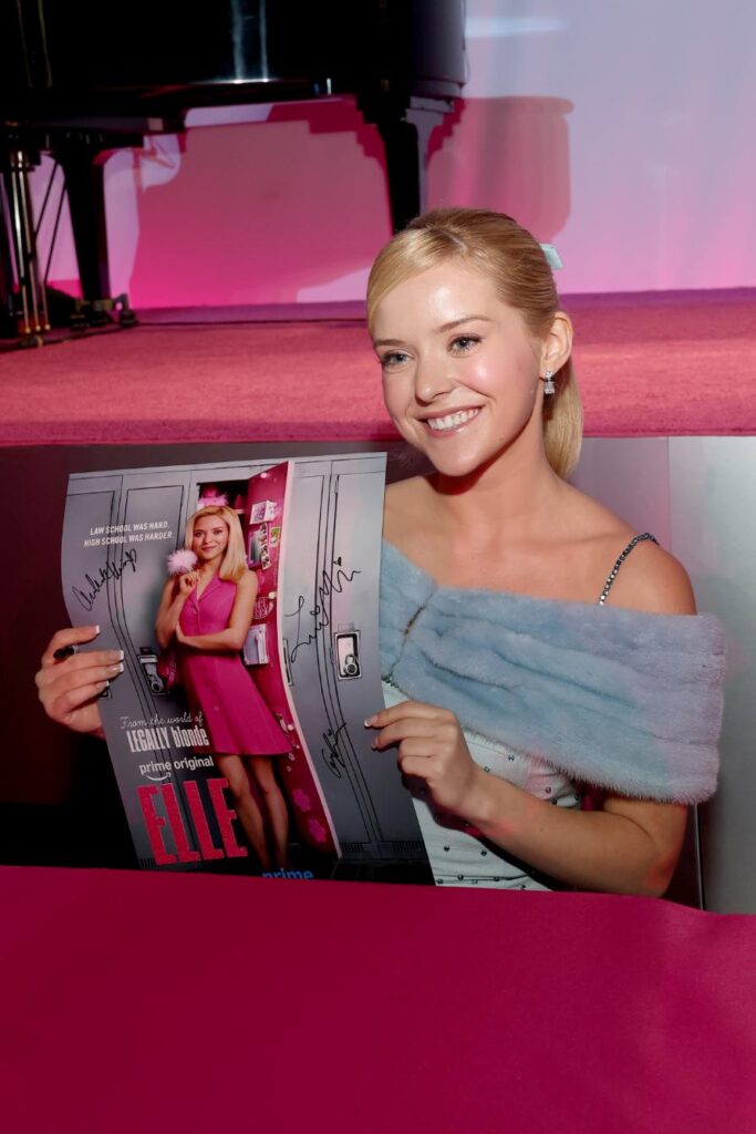 Reese Witherspoon reunites with the original Legally Blonde cast during the Elle World event in New York.