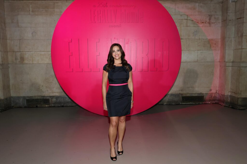 Reese Witherspoon reunites with the original Legally Blonde cast during the Elle World event in New York.