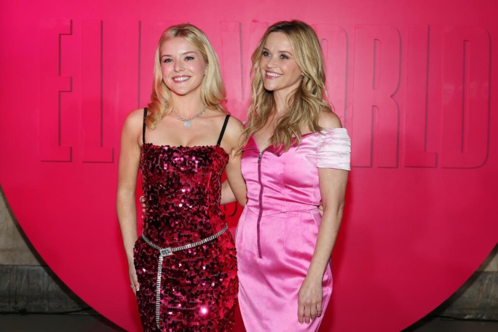 Reese Witherspoon reunites with the original Legally Blonde cast during the Elle World event in New York.