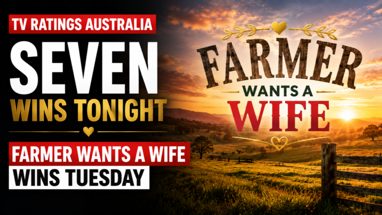 TV Ratings Australia: Farmer Wants A Wife leads Tuesday as Seven claims another ratings win