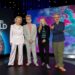 Host Zan Rowe and the judges in Race Around the World episode 3 on ABC TV.