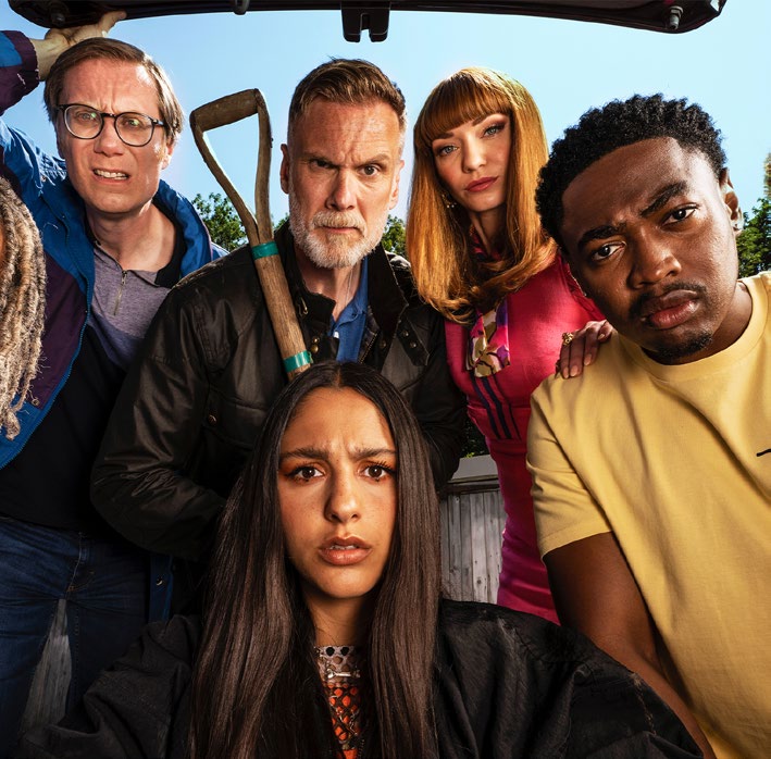 The cast of The Outlaws season 3 episode 2 on ABC TV.