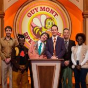 Guy Montgomery hosts Season 3 Episode 9 of Guy Montgomery's Guy Mont Spelling Bee on ABC TV and ABC iview.