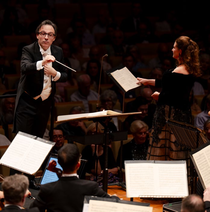 Umberto Clerici conducts the Queensland Symphony Orchestra during a performance of Verdi's Requiem featured on Front Row with Megan Burslem.