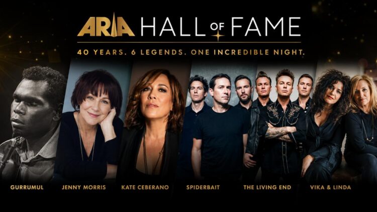 The 2026 ARIA Hall of Fame inductees honoured during the special event broadcast on ABC.