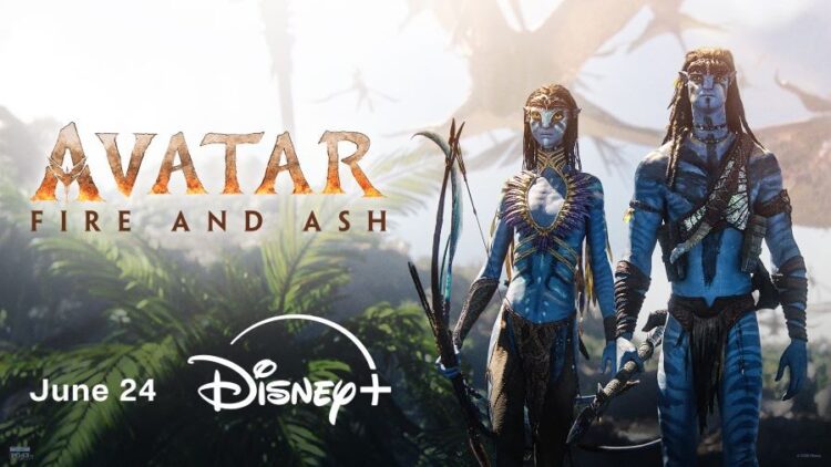 Jake Sully and Neytiri return in Avatar: Fire and Ash on Disney+.