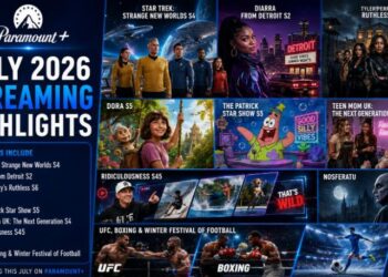 Paramount+ July 2026 streaming highlights