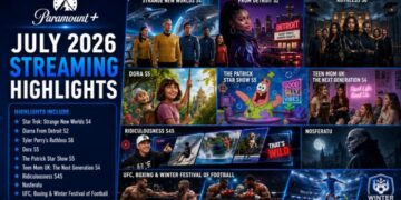 Paramount+ July 2026 streaming highlights