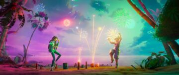 Poster for DreamWorks Animation's Forgotten Island opening in Australian cinemas on 17 September