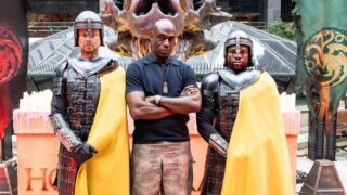 Steve Toussaint visits The Dragon's Lair in Sydney ahead of the House of the Dragon Season 3 premiere.