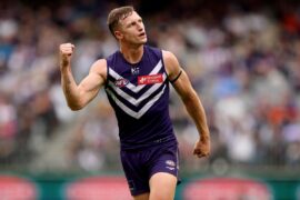 AFL players in action during Seven's 2026 AFL coverage on Seven and 7plus Sport.