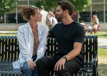 Lili Reinhart and Tom Bateman star in Prime Video's adaptation of The Love Hypothesis.