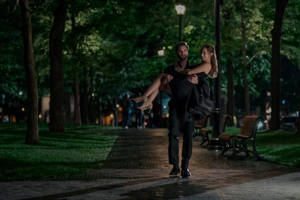 Lili Reinhart and Tom Bateman star in Prime Video's adaptation of The Love Hypothesis.