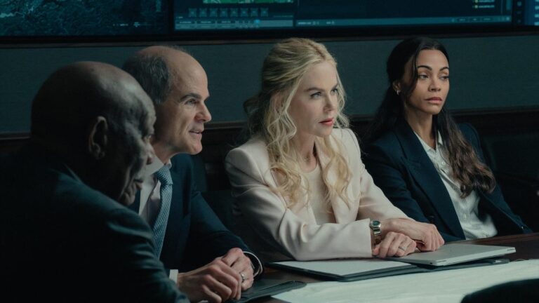 Zoe Saldaña stars in Lioness Season Three on Paramount+.