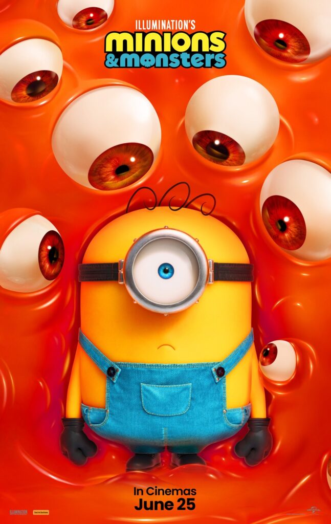 The Minions return in the new animated feature film Minions & Monsters from Illumination.