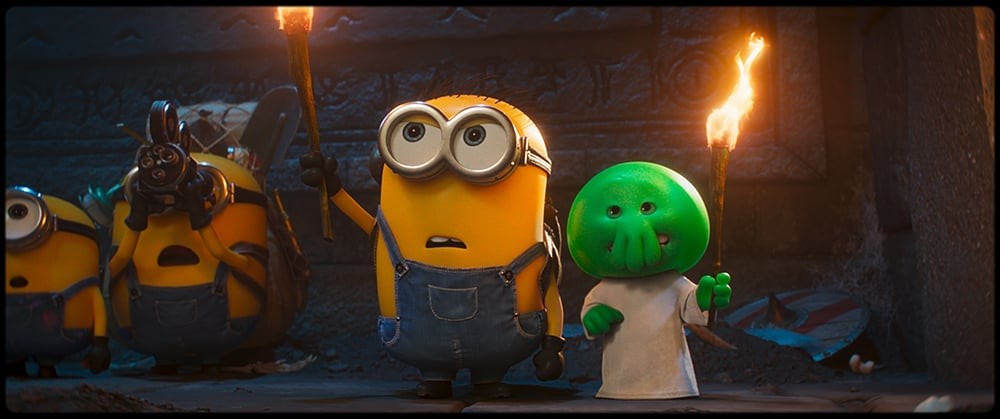 The Minions return in the new animated feature film Minions & Monsters from Illumination.