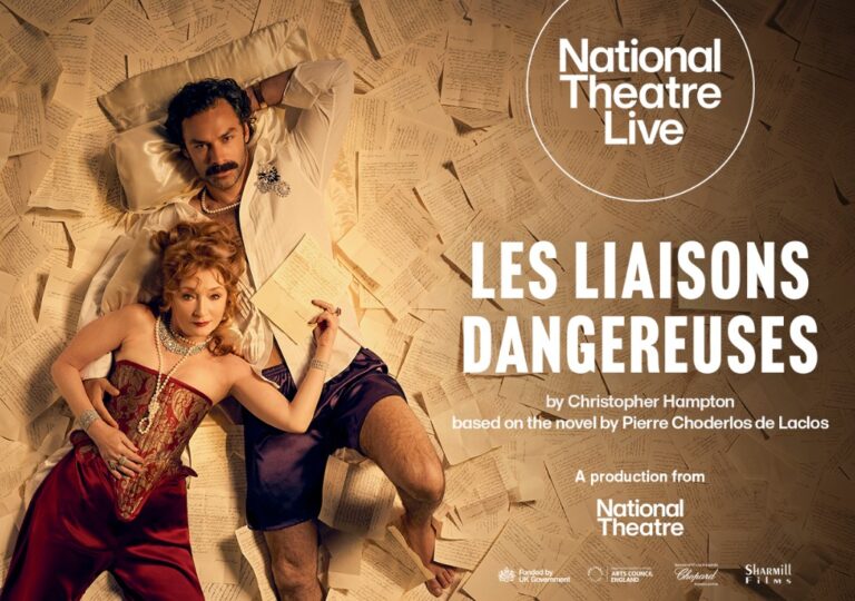 Lesley Manville and Aidan Turner star in NT Live: Les Liaisons Dangereuses