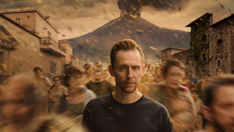 Tom Hiddleston explores the history of Pompeii in National Geographic's Pompeii Out of Time on Disney+.