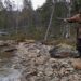 A contestant in Alone Finland battles the elements as the survival competition reaches its conclusion.