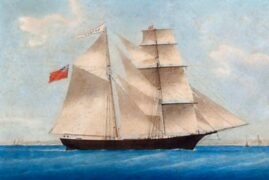 The famous ghost ship featured in Mary Celeste: Solving the Mystery on SBS.