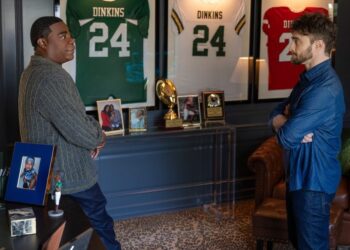 Tracy Morgan and Daniel Radcliffe star in The Fall & Rise of Reggie Dinkins on Channel 7.