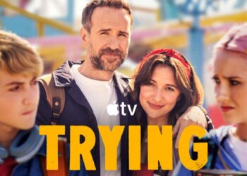 Esther Smith and Rafe Spall star in Season 5 of Trying on Apple TV.
