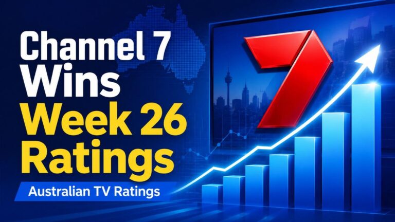 Channel 7 wins Weekly Ratings Australia Week 26 2026 across Total People, 25-54, 16-39 and Grocery 18+ demographics