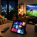 A living room streaming setup representing the 7plus August 2026 streaming guide.