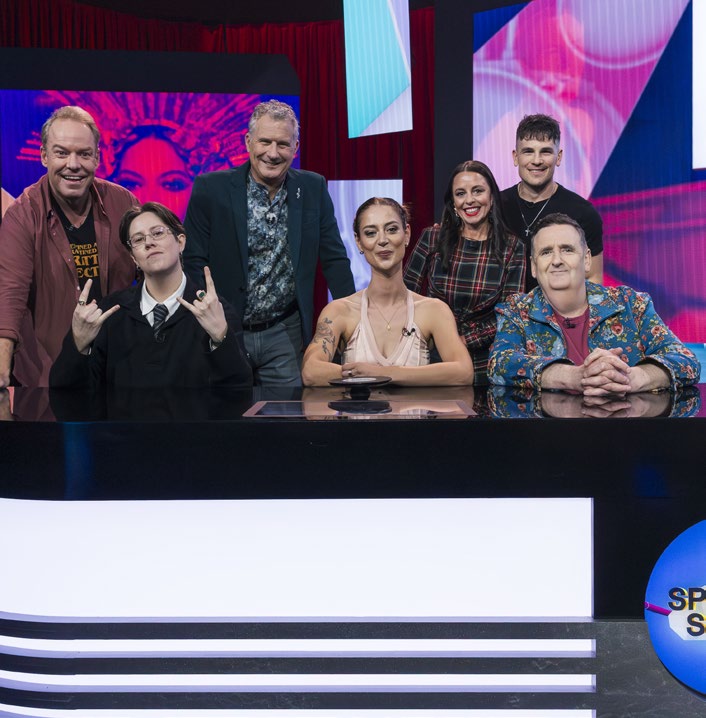 Adam Hills, Myf Warhurst, Alan Brough and guests on Spicks and Specks season 13